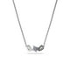 thumbnail image 5 of Collar con colgante Mesmera de Swarovski con piedras azules y transparentes, 5 of 6