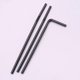 thumbnail image 2 of 500/1000pcs Black Flexible Drinking Straws Wedding Party, 2 of 3