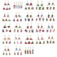 thumbnail image 1 of Cuadros Decorativos 25 llaveros con pintura de diamantes colgante de bolsa de llavero de doble cara Wdftyju embutido en tela, 1 of 8