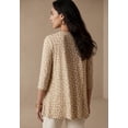 thumbnail image 3 of Jessica London Women's Plus Size Swing Tunic Oversized Long Blouse, 3 of 6