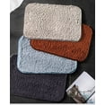 thumbnail image 2 of Namzi Bathroom Rug Mat , Non-Slip Plush Shaggy Bath Carpet, Machine Wash Dry, Bath Mats for Bathroom Floor, Tub and Shower, Bathroom Runner Bathmat Accessories Decor, Blue H,16*24inch, 2 of 5