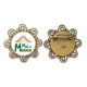 thumbnail image 1 of Arquitectura del paisaje mexicano Broche de flores, regalo de joyería para mujeres y niñas Unbranded M, 1 of 3