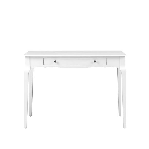 Irene Inevent Computer Desk Home Office Writing Table 1 Drawer Wooden