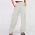 thumbnail image 2 of WRKEKC Womens Cargo Pants, Casual Pants for Women, Yoga Leggings for Women High Waisted with 4 Pockets Cargo Workout Pants for Athletic and Casual, 2 of 8