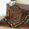 Native Southwest Tribal Indian Aztec Throw Blanket Super Soft