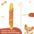 thumbnail image 6 of (2 pack) PAWUP Chicken Wrapped Pumpkin Biscuits Dog Treats, Rawhide Free, Promote Digestion Soft Chewy Dog Snacks for All Dogs, 10.6oz, 6 of 13