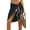 Black, variant on Women Beach Sarongs Swimsuit Wrap Skirt Bikini Cover with Colorful Tassel