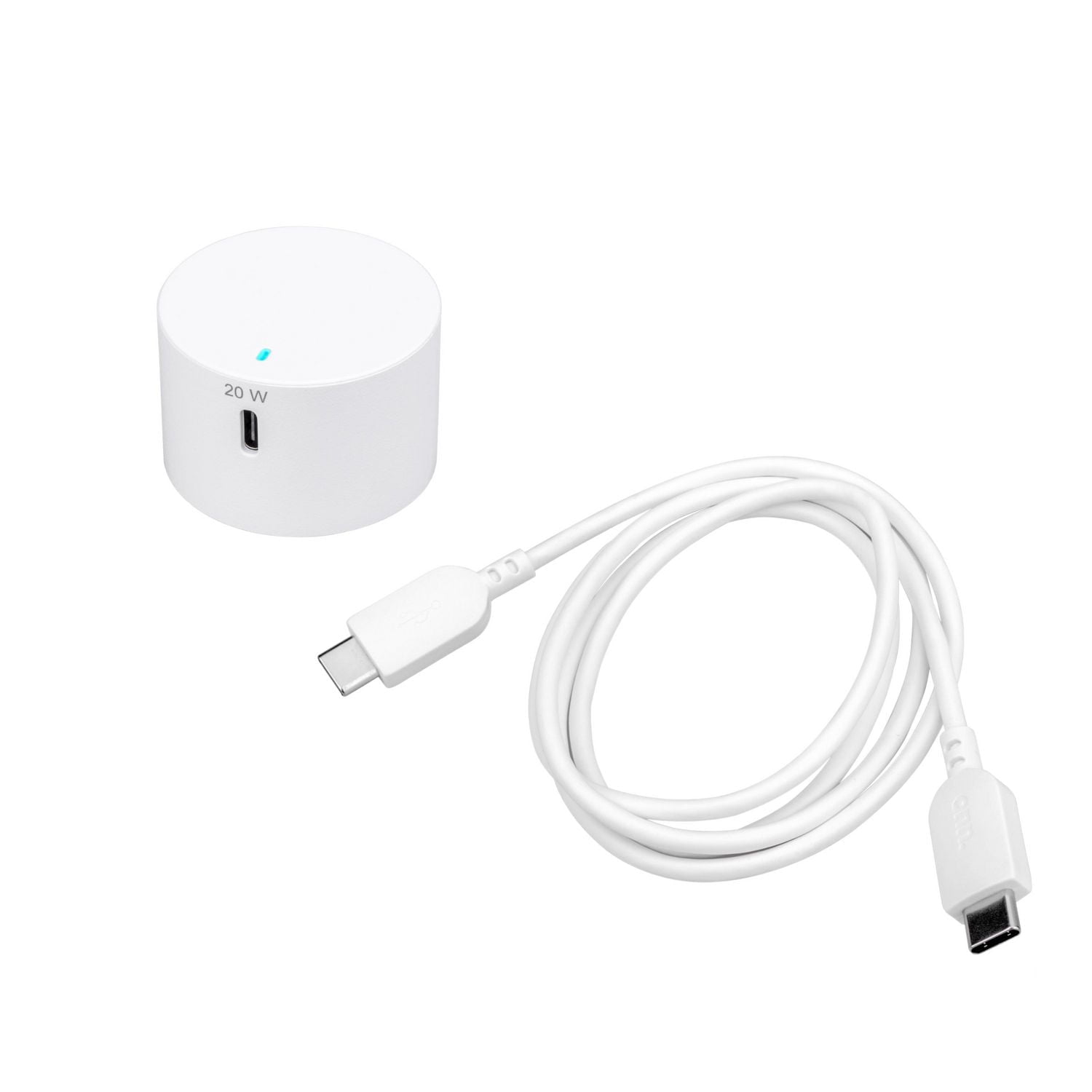 Trousse murale de chargement rapide certifiée USB avec Power Delivery de 20 W de onn. pour téléphones intelligents Câble USB-C de 0,9 m /3 pi