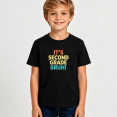 thumbnail image 2 of Boys Graphic T Shirt Second Grade Bruh School Short Sleeve Kids Tees Back To School Gift 100% Cotton Soft Child Tops 4-13Y, 2 of 5