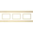 thumbnail image 6 of Ekena millwork 94 1/2"L (Adjustable 32"H to 36"H) Ashford Square Panel Traditional Wainscot Paneling Kit, 6 of 10