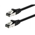 thumbnail image 1 of Monoprice Cat8 Patch Cable - 2 Feet - Black | Double Shielded (S/FTP), 28AWG, 2GHz, 40G, Pure Bare Copper, Snagless RJ45, Ethernet Cable, 1 of 2