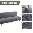 1pc Luxurious Stretch Jacquard Sofa Cover Removable Washable