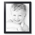 thumbnail image 2 of ArtToFrames 16" x 19" Black Satin Picture Frame, 16x19 inch Black MDF Poster Frame (WOM-5180), 2 of 8