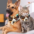 thumbnail image 4 of Dog Breathable Chiffon Yarn Dog Bandanas (Pack of Two) - Translucent Light Pet Collars for Small and Medium Dogs - 40.6x40.6x58/16x16x22.8in, 53.3x53.3x76.2/20.9x20.9x30 in, 4 of 5