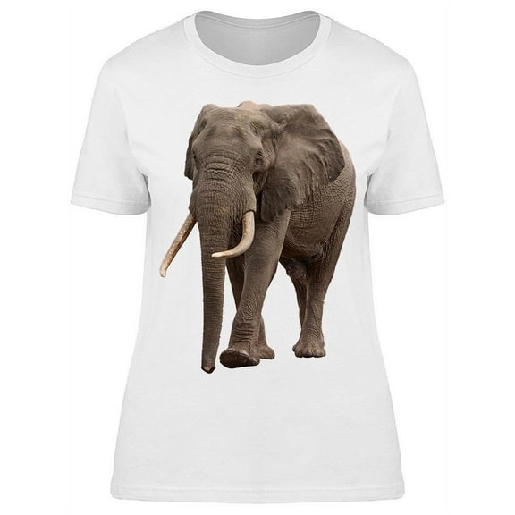 Approaching,elephant T-Shirt Women -Image by Shutterstock, Female x-Large