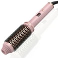 thumbnail image 2 of Updated Hot Brush, 1.5-inch Negative Ion Purge Quick Hot Round Brush creates salon-quality blowouts, reducing frizz and making hair shinier and smoother (Millennium Pink), 2 of 10