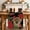 Red Black, variant on Christmas Table Runner 120 Inches Long Farmhouse Dress Scarves, Red Cardinal Poinsettia Hut Berry Pine Needles Dining Tablerunner for Coffee Table/Kitchen Island/Party Décor, 13" x 120"