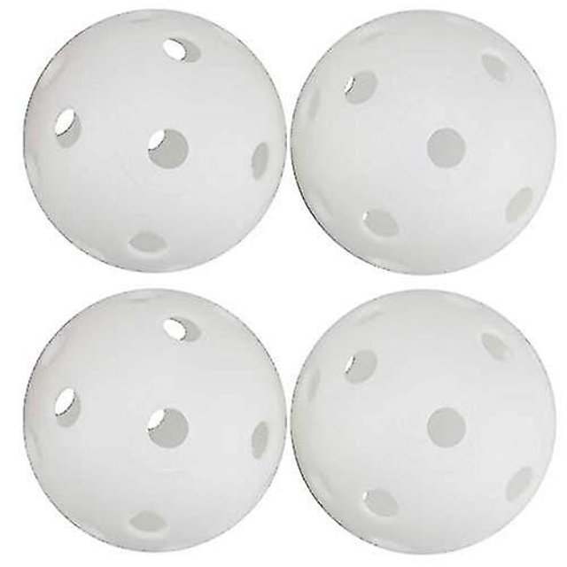 Paquete de 50 pelotas de golf de plástico blancas para entrenamiento - Pelotas de golf huecas Airflow Wiffle para campo de prácticas