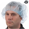 thumbnail image 2 of Safe-T Wear -21" Non-Pleated Blue Bouffant Caps - 100 pieces/Box, 2 of 2