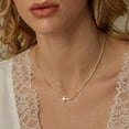 thumbnail image 2 of APSVO 18K Gold Plated Cross Necklaces for Women Cross Pendant Chain Catholic Religious Christian First Communion Birthday Graduation Jewelry Gifts Teen Mom Female Lady Adult Wife Age Ideas, 2 of 6