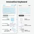 thumbnail image 3 of Funda con Teclado BLUTLOTUS para iPad Pro 12.9" con Retroiluminación de 7 Colores, 3 of 8