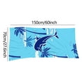 thumbnail image 3 of JOGZMZ Dolphin Print Microfiber Beach Towel - 28×60 Inch Lightweight & Sandproof, Quick-Dry for Pool, Travel, Summer Activities, 3 of 9