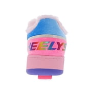 Heelys Girls Child Rezerve Low Skate Shoes ( Little Kids/Big Kids), Neon Pink/Violet/Aruba, 5 Big Kids