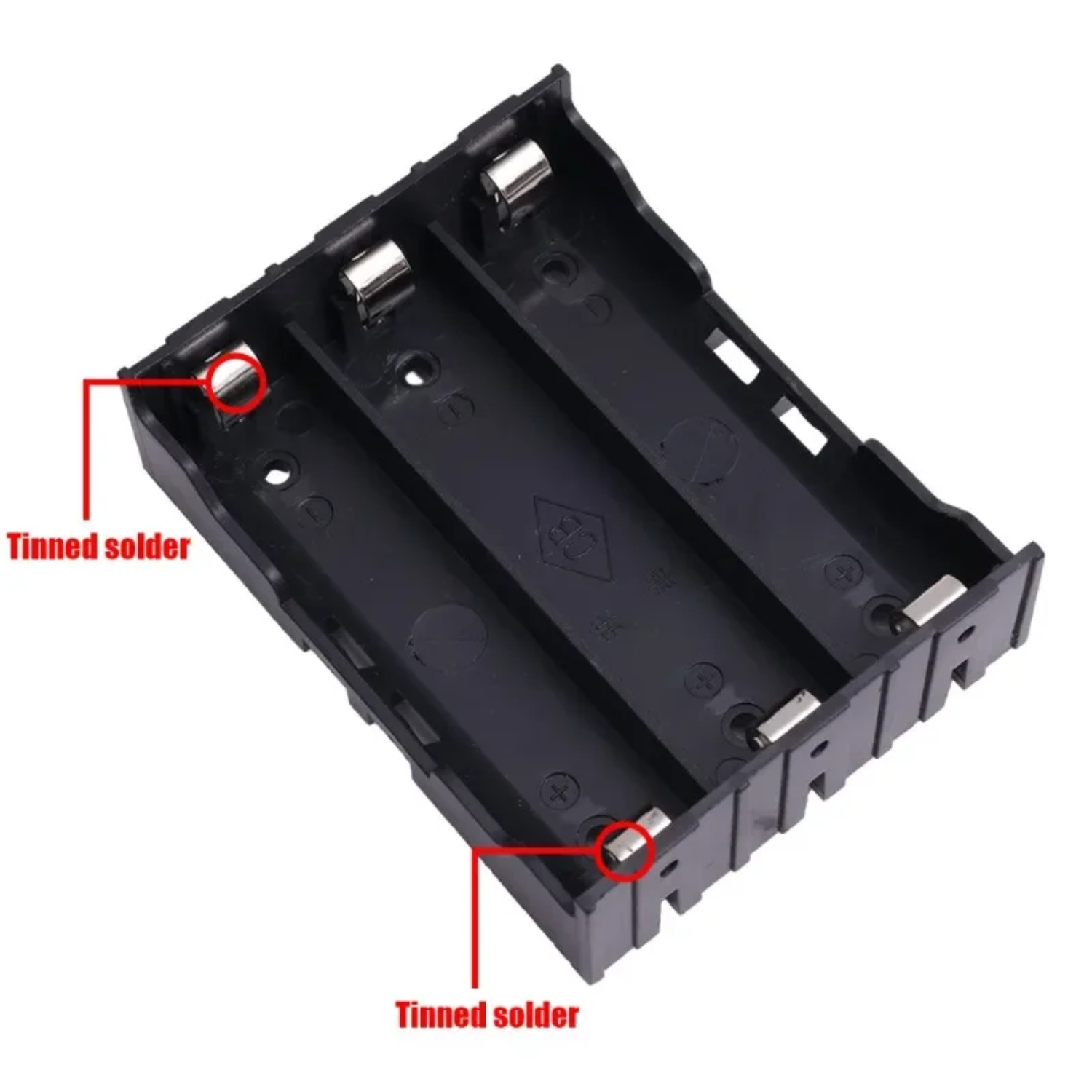 LUOPNGL ABS 18650 Power Bank Cases 1 2 3 4 Slots 18650 Lithium Battery ...