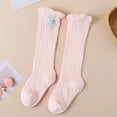 thumbnail image 6 of Aojekbee Baby Girl Knee High Socks Soft Breathable Long Socks Summer Bear Stockings for Toddlers, 6 of 6