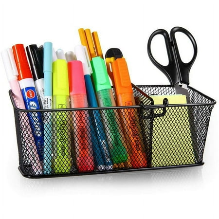 2pcs Large Magnetic Locker Storage Basket, Durable Multifunctional Office Pencil Holder