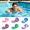 A, variant on Handheld Swim Float Board, Training Hand Paddle for Pool, Aquatic Exercise Floating Aid for Swimming Practice and Water Aerobics 7Inch