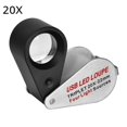 thumbnail image 2 of Rechargeable Four-Colour Light Source 13LED Magnifier Mini Pocket 20X, 2 of 5