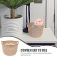 thumbnail image 4 of Plastic Laundry Basket Wicker Storage with Lid Large Shopping, 4 of 5