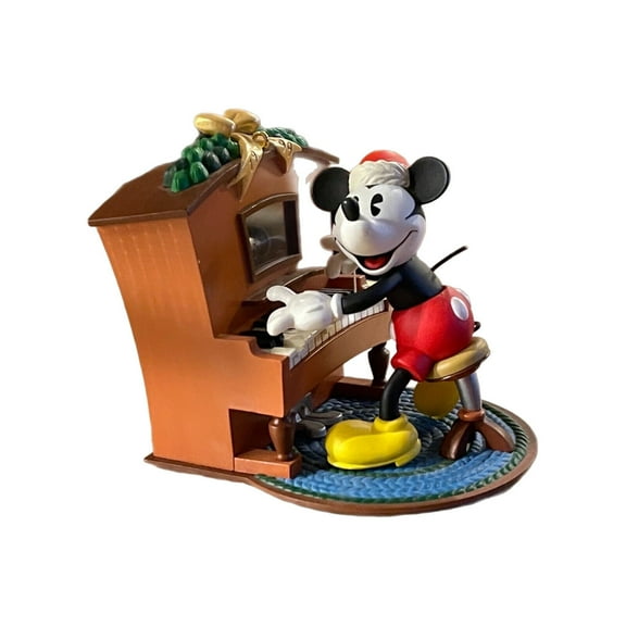 1999 Piano Player Mickey (Mickey & Co.) Hallmark Keepsake Christmas Tree Ornament - QXD7389