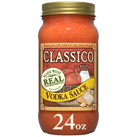 Classico Vodka Sauce Spaghetti Pasta Sauce, 24 oz. Jar