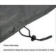 thumbnail image 3 of Funda esférica para barbacoa, impermeable, Ripstop, tela Oxford 210D, anti-UV, resistente al viento, con correas laterales negras, 70 x 70 cm, 3 of 4