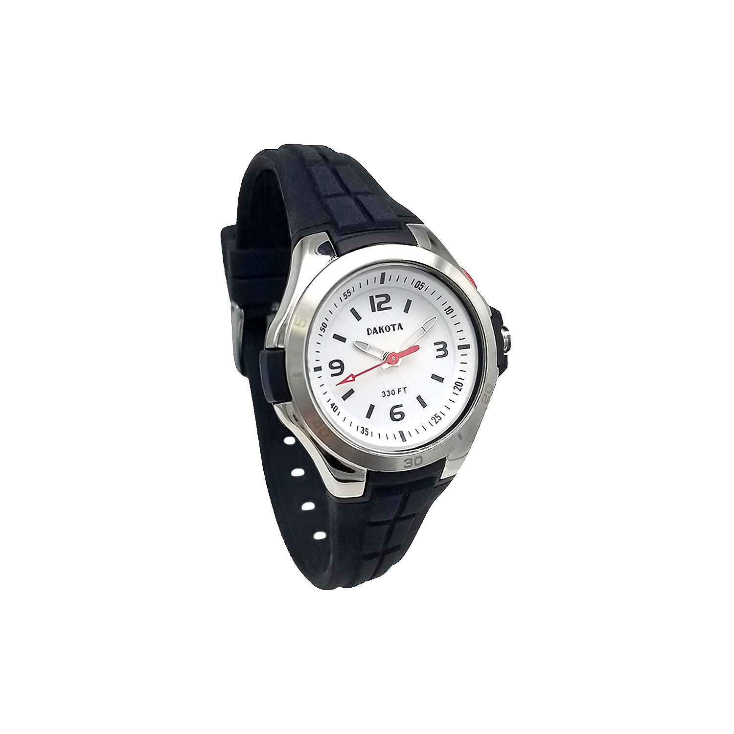 Dakota Dakota Analog EL Moonglow Silicone Sport Water Resistant Nurse Watch Ladies, Kids