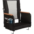 thumbnail image 6 of Extra Wide Stadium Seats with Back Support  Bleacher Chairs with  Back and Cushion  Padded Portable Fording Bleacher Seat with Armrests  Cup Holder and Storage Pockets Pack), 6 of 6
