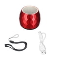 thumbnail image 1 of Bocina Bluetooth Mini BM2C - Diseño Diamante, Micrófono Incorporado, Conexión TWS, Batería Recargable 220mAh, Ideal para Fotos y Música Portátil (Color Rojo), 1 of 6