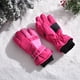 thumbnail image 1 of Guantes de esquí Guantes de ciclismo de invierno Guantes de nieve para snowboard Guantes de senderismo Forro polar Guantes con puños ajustables para hombres y mujeres, 1 of 5