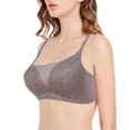 thumbnail image 3 of 36B Bras for Womenn 3 Pack Lace Bralette for Women Padded Contour Everyday Lace Layering Bras A 36B, 3 of 5