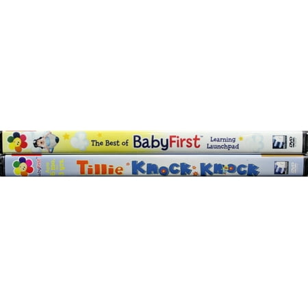 Best of BabyFirst 2 NEW DVDs Learning Launchpad and Tillie Knock