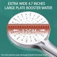 thumbnail image 3 of Mistaha Hand shower Large Panel 4.7 inch Showerhead Handheld Water-saving Showerhead 5 Adjustable Spray Patterns, 3 of 8