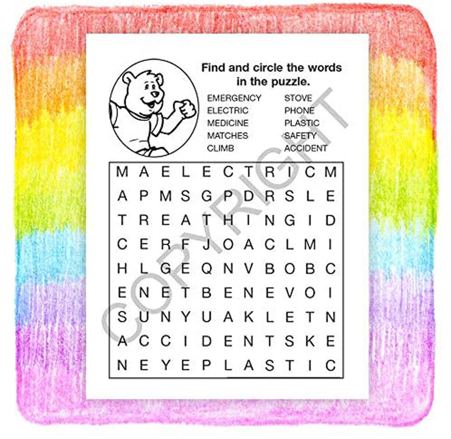 ZoCo: 25 Pack - Home Safety Kid's Educational Coloring & Activity Books
