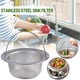 thumbnail image 2 of Colador para fregadero Colador de acero para cocina Colador inoxidable para fregadero Adecuado para cocinas, comedores y bares amplios, 2 of 2