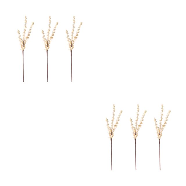 Baohd 3x Realistic Appearance Artificial Plants Nature S Charm To Space Easy To Clean champagne 2Set