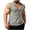 Gray, variant on YHAJDS Men's Hooded Zip Tank Top Sleeveless Zipper Pocket Pullover Casual Summer Hoodie