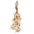 thumbnail image 2 of Wood Star Bird Chew Toy, Physical Activity Bite Resistant  Wooden Bite Toy Reducing Stress  For Bird Exercise Wood Color,Colorful, 2 of 8