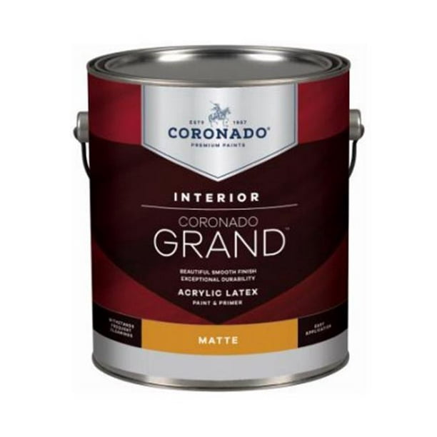 Benjamin Moore & Co-Coronado 220556 Grand Mat Finition Blanc Paint - Gallon