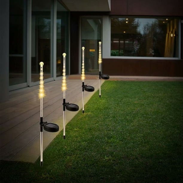 2Pcs 24LED Garden Solar Lights For Outdoor Pathway Bright Light for